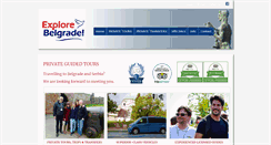 Desktop Screenshot of explore-belgrade.com